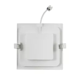 Downlight kwadratowy podtynkowy LED E6 18W Światło białe - 8433340005084