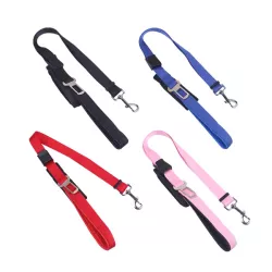 COMPLEX DOG SAFETY BELT 2.5 W2.5*L73-109CM BLACK/BLUE/RED/PINK - 8719138018086