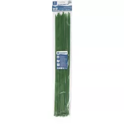 Nylonowa opaska zaciskowa 30 szt. 4,8x450  mm zielona - 8433325189433