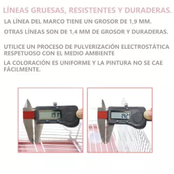 Klatka dla chomika lub myszki szara z wyposażeniem 30x23x25.7cm - 8719138032181