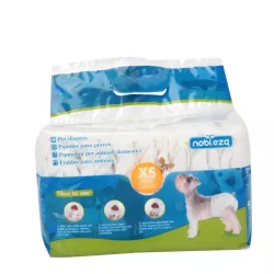 Pieluchy pampersy dla psa super chłonne rozmiar XS 32*27cm 12 sztuk - 8719138032679