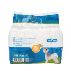 Pieluchy pampersy dla psa super chłonne rozmiar XL 52.5*35cm 12 sztuk - 8719138032716