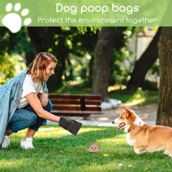 45 worków na psie odchody biodegradowalne 3x15 sztuk rozmiar 23*32cm - 8719138034604