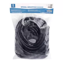 Spirala na przewody 10mm*10 m czarna - 8433325190002