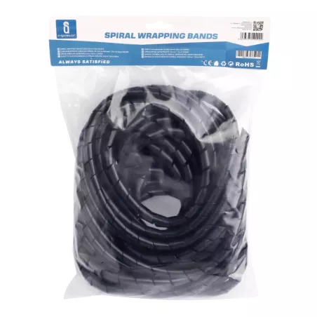 Spirala na przewody 10mm*10 m czarna - 8433325190002
