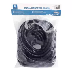 Spirala na przewody 10mm*10 m czarna - 8433325190002