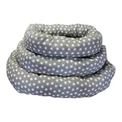 3-częściowe przytulne okrągłe legowisko z nadrukiem - 8719138037261