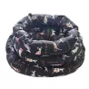 3-częściowe przytulne okrągłe legowisko z nadrukiem - 8719138037261