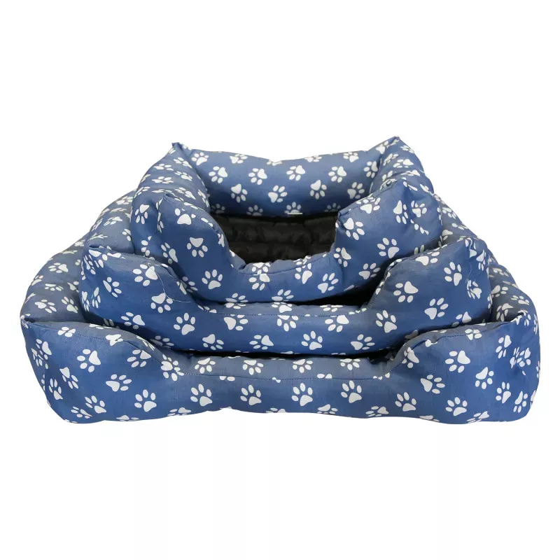 3-częściowe przytulne kwadratowe legowisko z nadrukiem - 8719138037278