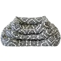 3-częściowe przytulne kwadratowe legowisko z nadrukiem - 8719138037278