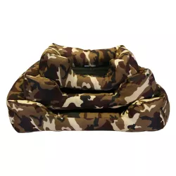 3-częściowe przytulne kwadratowe legowisko z nadrukiem - 8719138037278