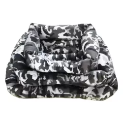 3-częściowe przytulne kwadratowe legowisko z nadrukiem - 8719138037278