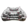 3-częściowe przytulne kwadratowe legowisko z nadrukiem - 8719138037278