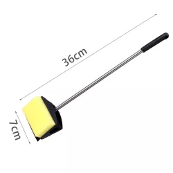 Szczotka S 36x7cm do akwarium dwustronna ze skrobakiem do glonów - 8719138038398