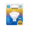 Żarówka reflektorek halogen LED MR16 COB 6WAC/DC12V biały ciepły fi50mm - 8433325177775