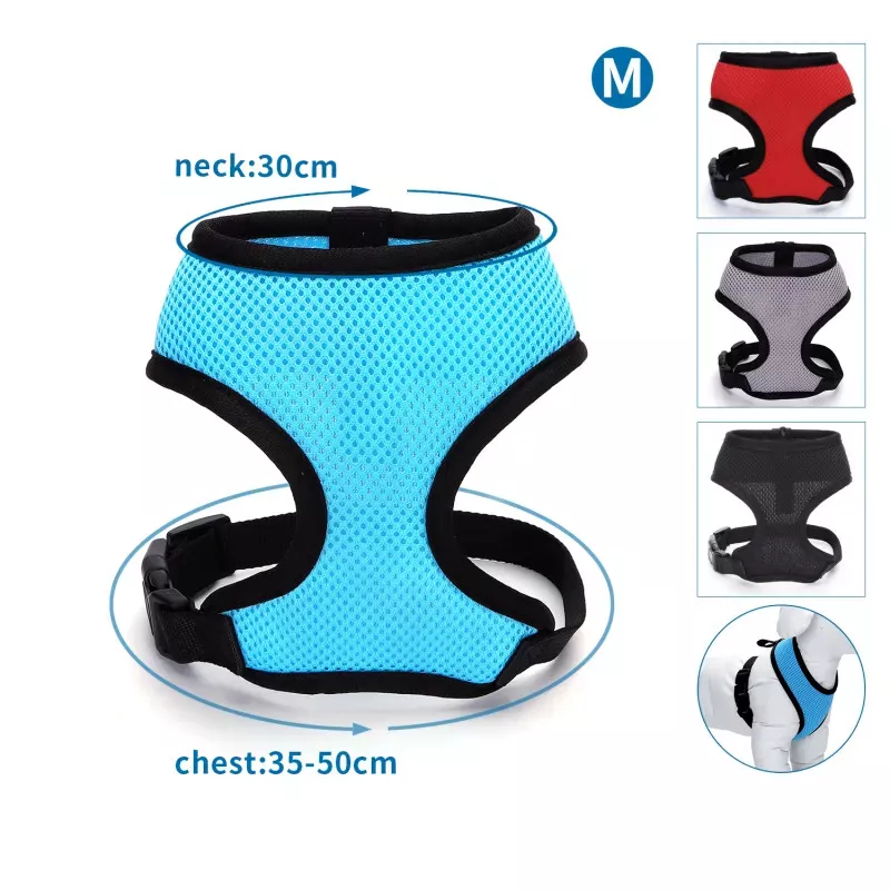 SOLID AIRMESH VEST HARNESS M（NECK:30CM CHEST:35-50CM） - 8719138042920