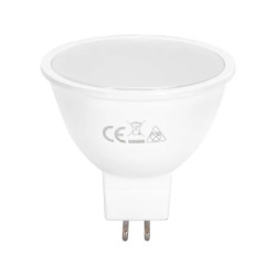 Żarówka reflektorek halogen LED MR16 6W AC/DC12V biały ciepły fi50mm - 8433325177799