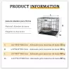 Klatka dla psa metalowa, rozmiar XL, L107xW69xH75.5cm - 8719138045815