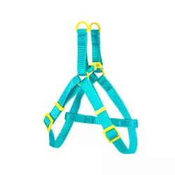 Nylonowe kolorowe szelki dla psa rozmiar L 2.5*50-70cm z klamrą - 8719138046430