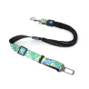 ELESTIC PADDED DOG SAFETY BELT W2.5*L70-90CM BLUE/PINK/GREEN/DARK BLUE - 8719138046508