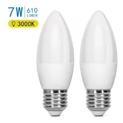 LED C37 E27 7W 2 szt. - 8433325191740