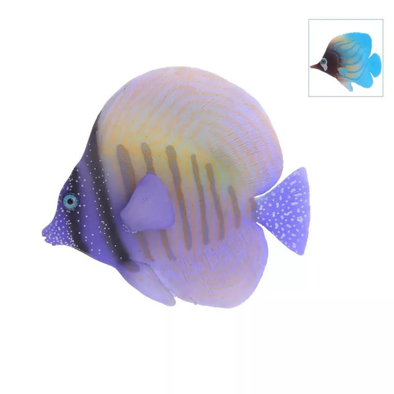 Zebrasoma sztuczna barwna rybka fluorescencyjna dekoracja do akwarium - 8719138050857