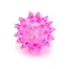 Jeżyk 3.8 cm świecąca odbijająca się piłka LED z kolcami do zębów - 8719138051120