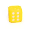 Świecąca kostka LED zabawka dla psa około 4 cm gumowa zabawka gryzak - 8719138051144