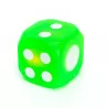 Świecąca kostka LED zabawka dla psa około 3.7 cm gumowy gryzak zabawka - 8719138051151