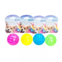 Piłka meteoryt świecąca kula LED 5.5cm zabawka dla psa do aportowania - 8719138051168