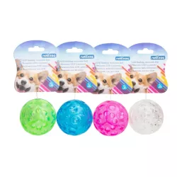 Piłka plaster miodu kula LED 5.5cm zabawka dla psa do aportowania - 8719138051175