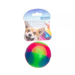 Świecąca piłka dla psa 6.5 cm LED Interaktywna trzy kolorowa zabawka - 8719138051205