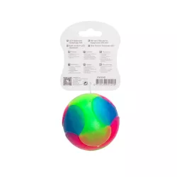 Świecąca piłka dla psa 6.5 cm LED Interaktywna trzy kolorowa zabawka - 8719138051205