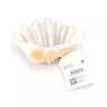 Otwarta muszla 10.5x8x4.5cm dekoracja z żywicy i kryjówka dla rybek - 8719138051304