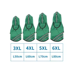 Płaszcz przeciwdeszczowy w paski z kapturem na co dzień - 8719138052516