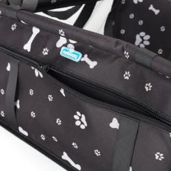 Torba transportowa samochodowa dla psa, 40×35×45cm, czarna - 8719138057665