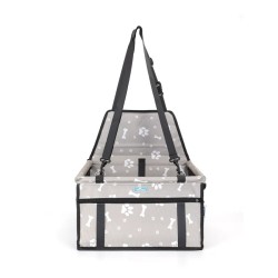 Torba samochodowa do przewożenia zwierząt 40×35×45cm, szara - 8719138057689