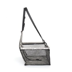 Torba samochodowa do przewożenia zwierząt 40×35×45cm, szara - 8719138057689