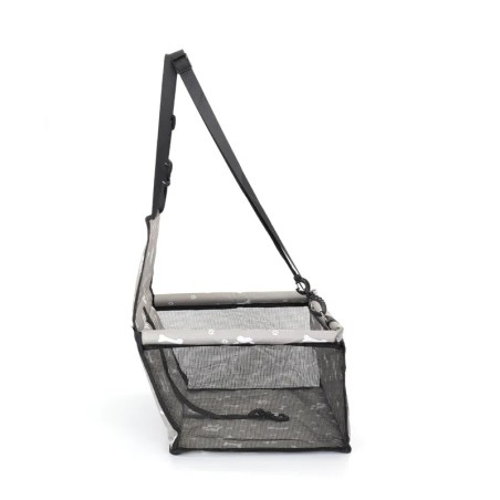 Torba samochodowa do przewożenia zwierząt 40×35×45cm, szara - 8719138057689