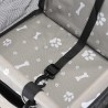 Torba samochodowa do przewożenia zwierząt 40×35×45cm, szara - 8719138057689