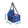 Torba transportowa samochodowa do przewozu małego psa, 40×35×45cm, niebieska - 8719138057696