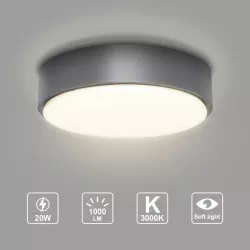 LED Lampa sufitowa 20W 3000K - 8433325192693