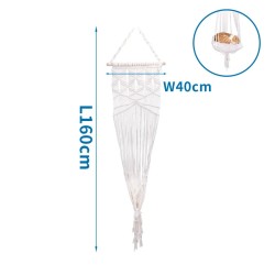 Hamak okienny dla kota legowisko pod sufit gałąź z bawełnianej liny - 8719138060290