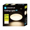 Plafon LED okrągły 24W 3000K ciepły, śr. 38 cm, wys. 7,2 cm - 8433325192846