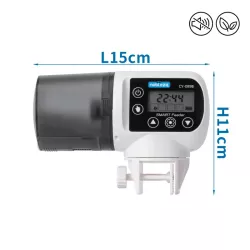 Automatyczny karmnik dla rybek podajnik pokarmu zasobnik 200 ml - 8719138061655