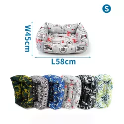 Pojedyncze legowisko z nadrukiem dla zwierząt E - 8719138128822