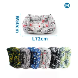 Pojedyncze legowisko z nadrukiem dla zwierząt E - 8719138128839