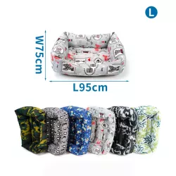 Pojedyncze legowisko z nadrukiem dla zwierząt E - 8719138128846