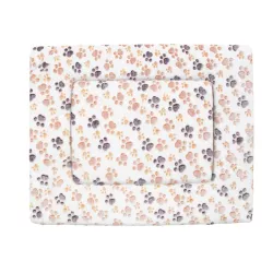 Poduszka flanelowa dwustronna w łapki, rozmiar S - 8719138130511