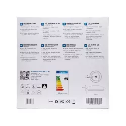 Plafon LED ściemnialny 18W 3000K ciepły, śr. 33,7 cm, wys. 8 cm - 8433325193775